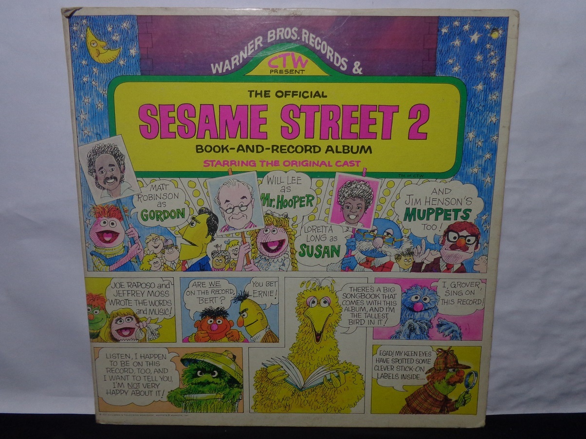 Vinil - The Original Sesame Street - 2 Book and Record Album (USA)