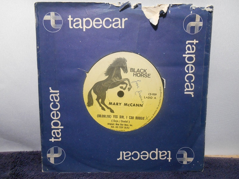 Vinil Compacto - Mary McCann - Yes Sir, I Can Boogie / Torn Between Two Lovers