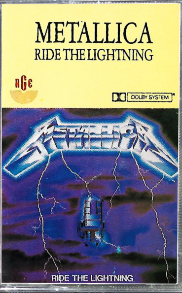 Fita K7 - Metallica - Ride the Lightning