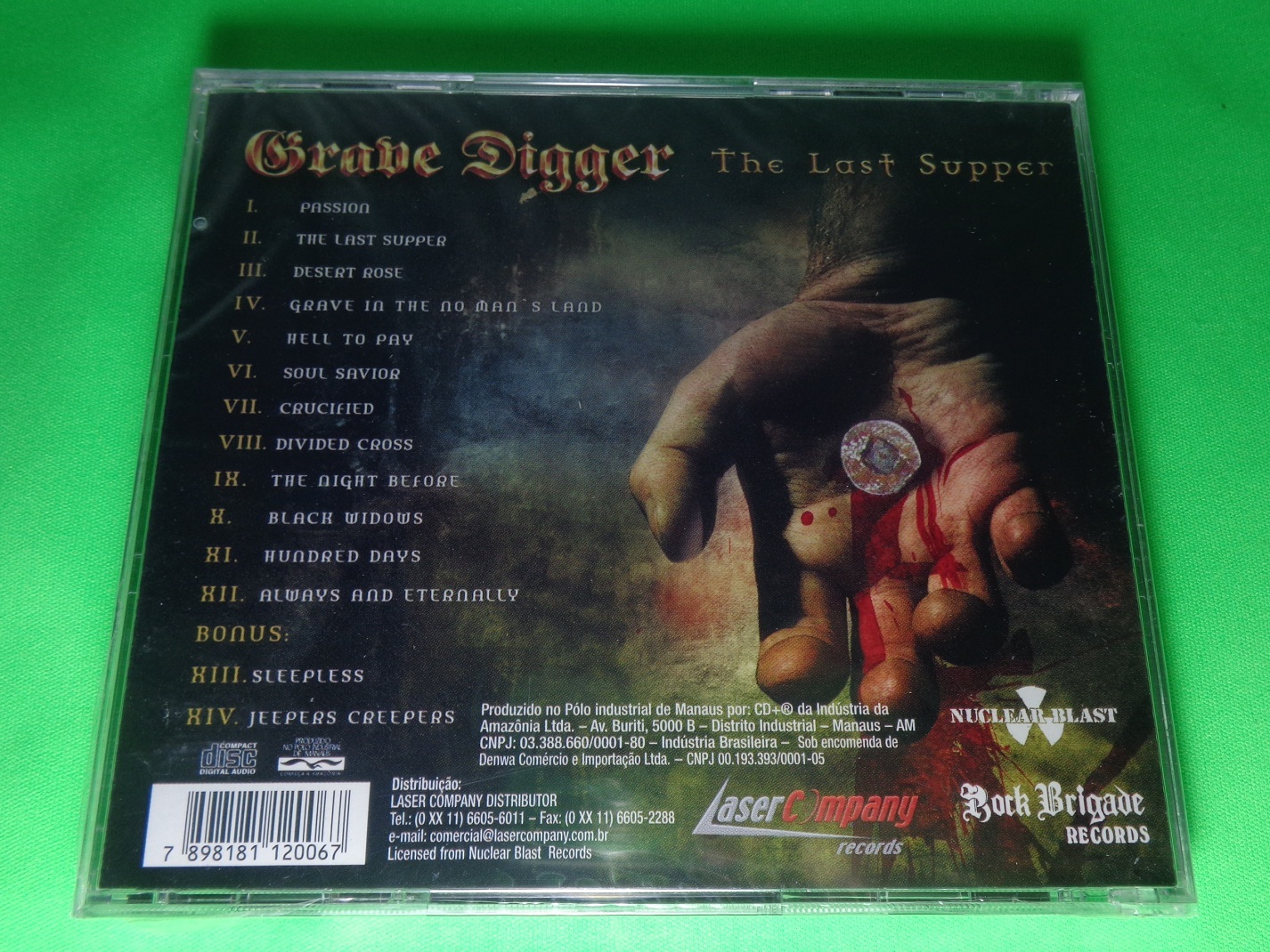 CD - Grave Digger - The Last Supper (lacrado)