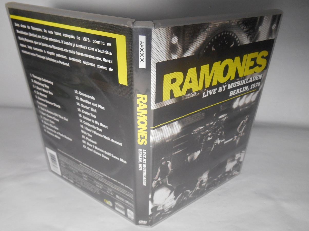 DVD - Ramones - Live at Musikladen Berlin 1978