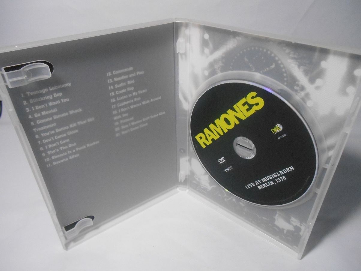DVD - Ramones - Live at Musikladen Berlin 1978