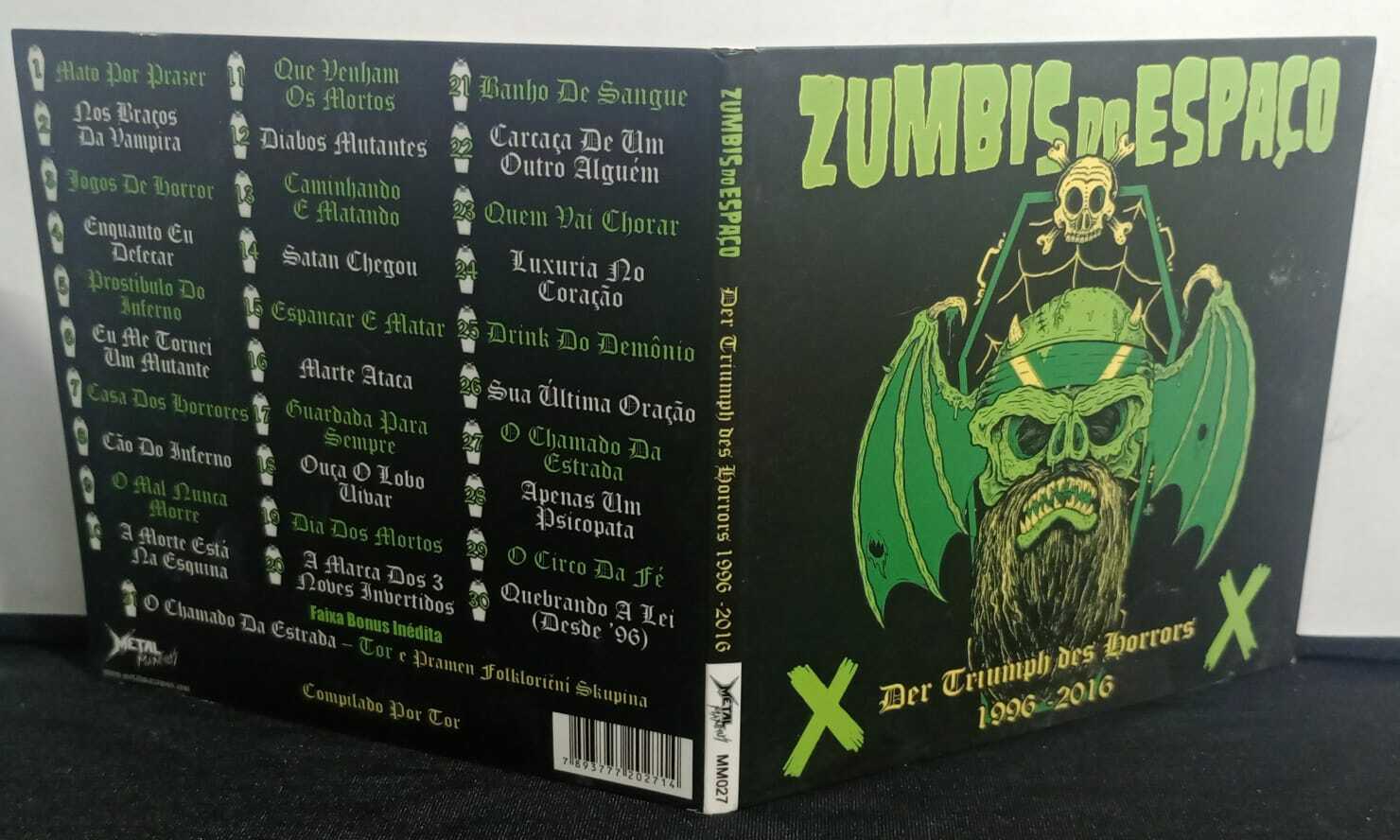 CD - Zumbis do Espaço - Der Triumph dos Horrors 1996-2016