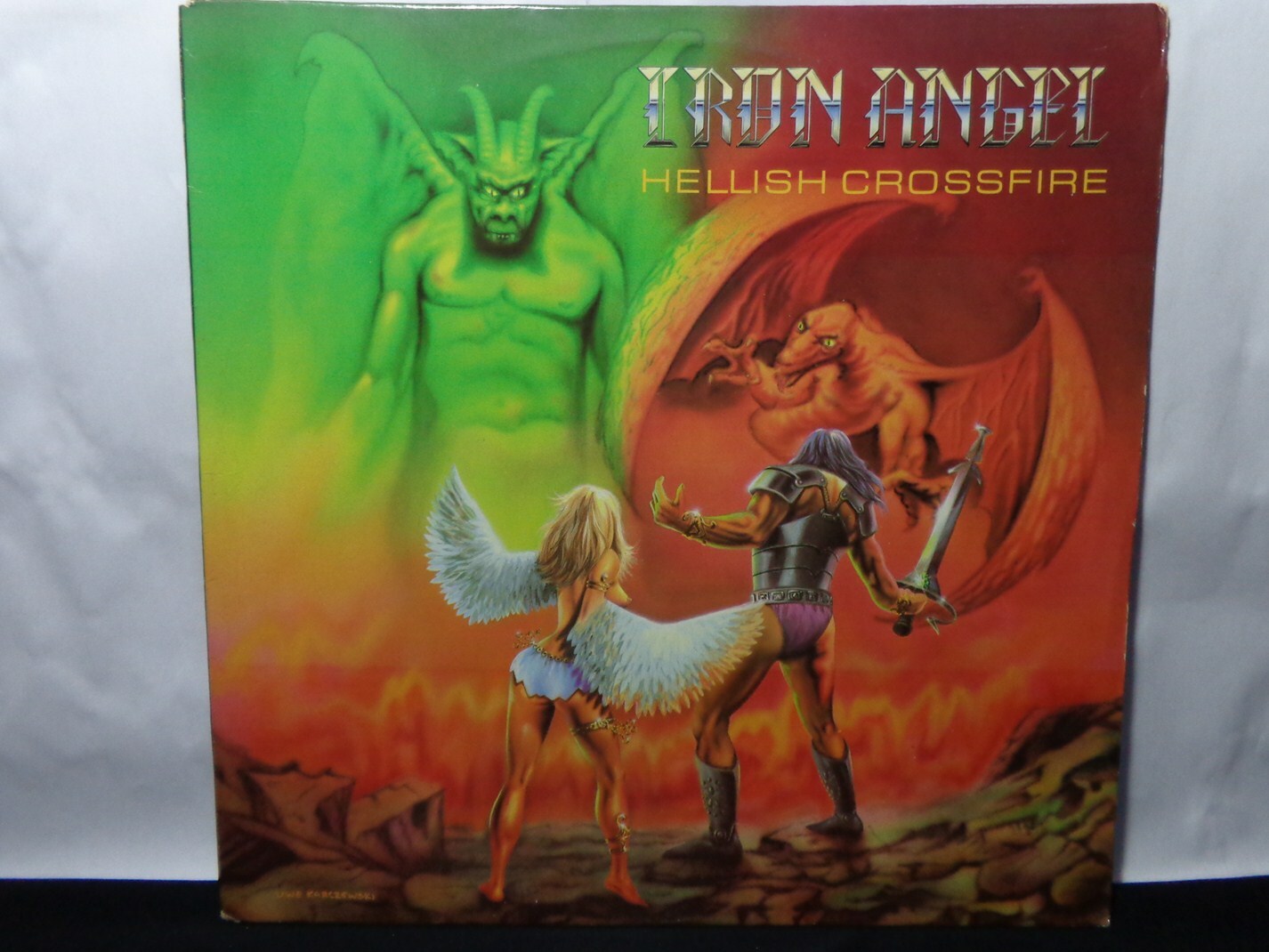Vinil - Iron Angel - Hellish Crossfire (USA)