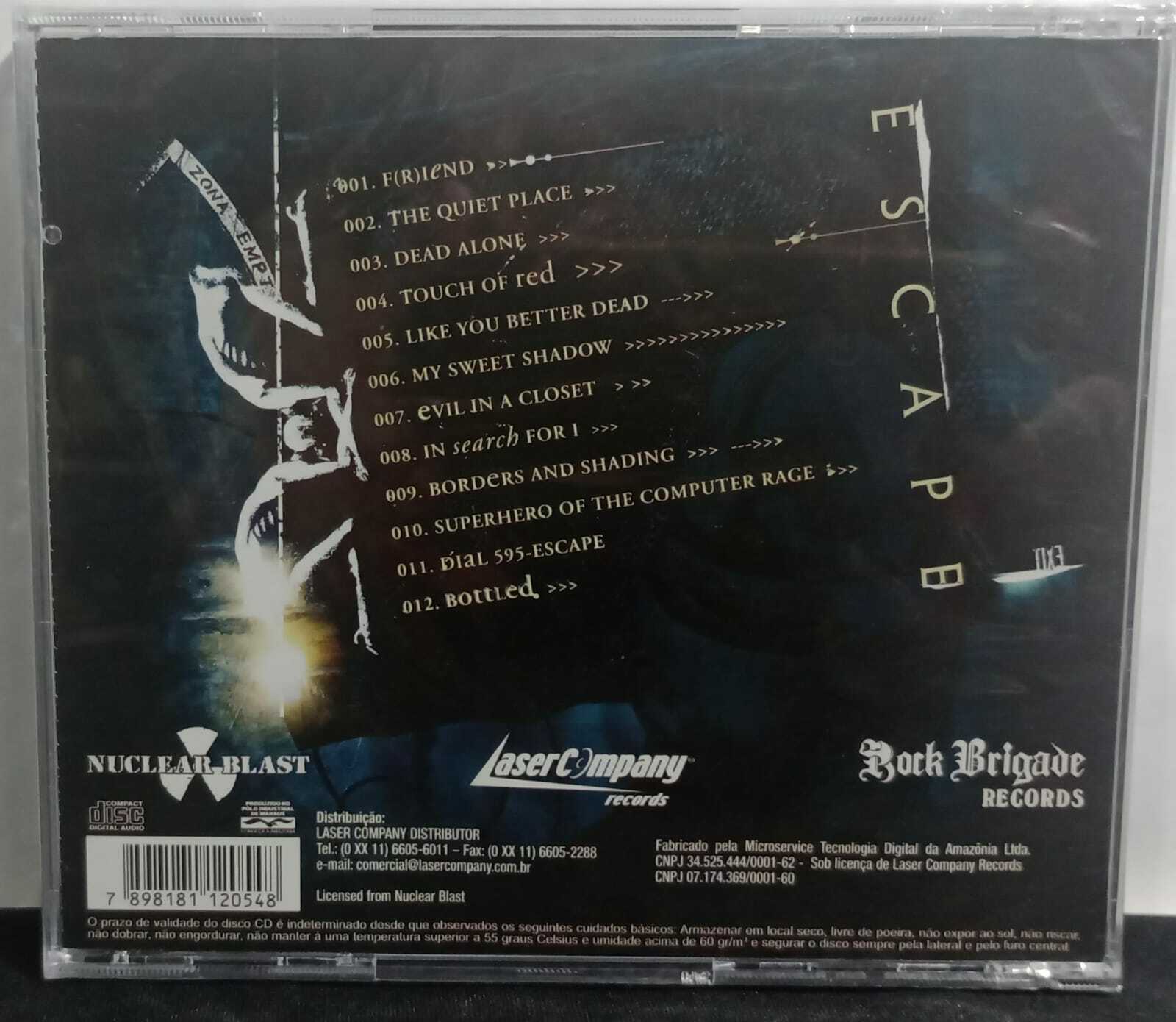 CD - In Flames - Soundtrack to your Escape (Lacrado)