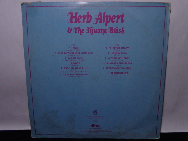 Vinil - Herb Alpert and the Tijuana Brass - Rise