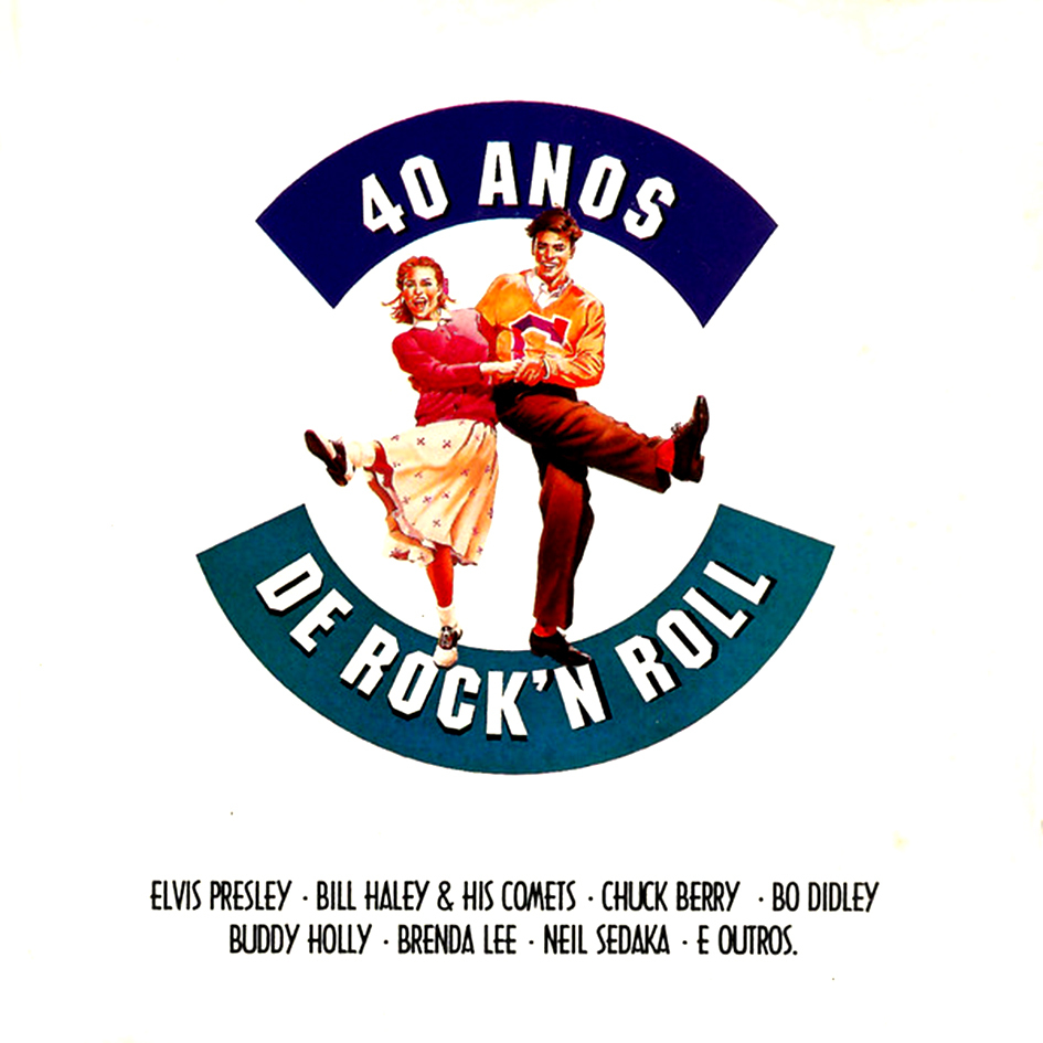 CD - 40 Anos De Rock and Roll (Ler Descrição)