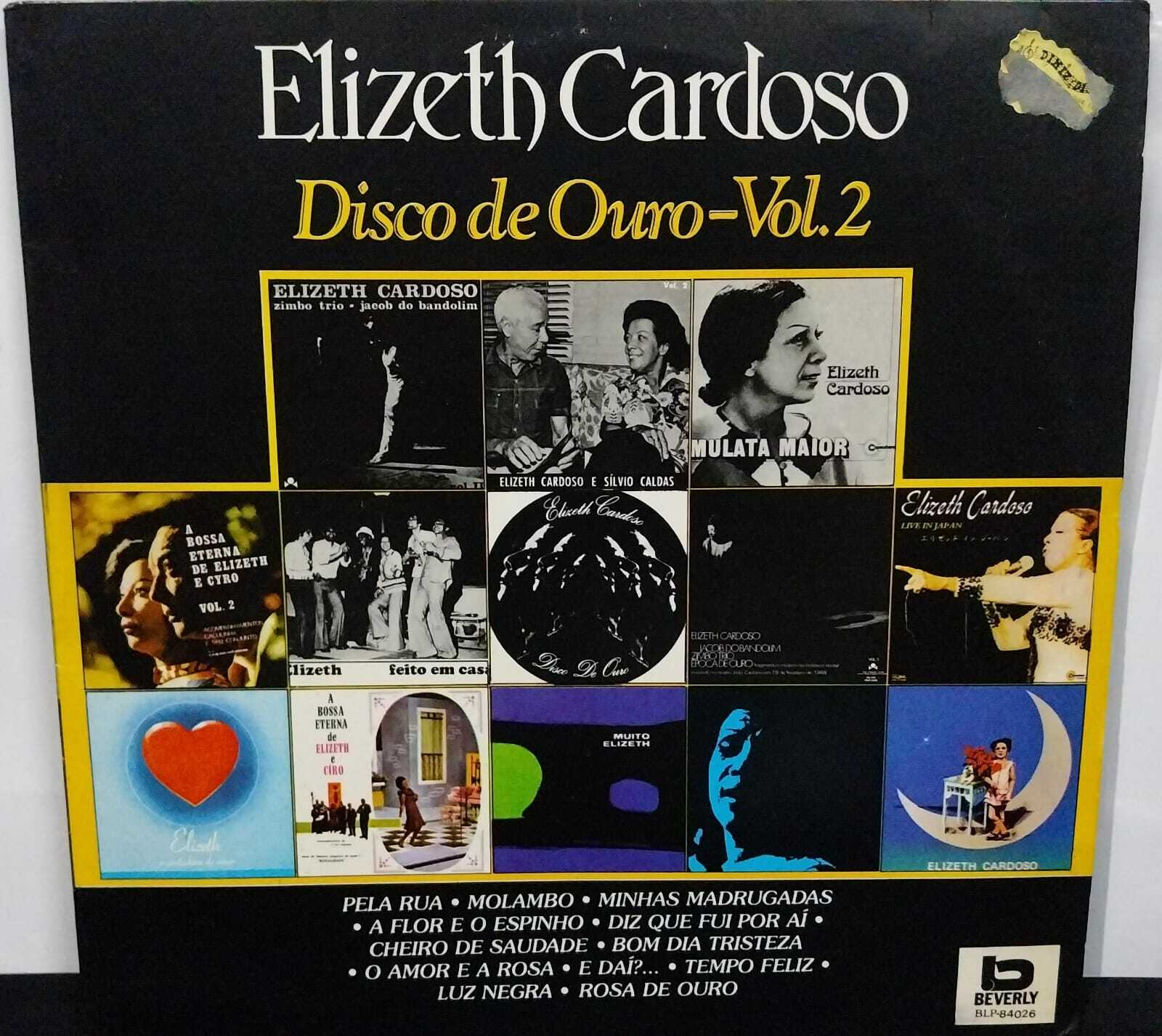 Vinil - Elizeth Cardoso - Disco de Ouro Vol 2