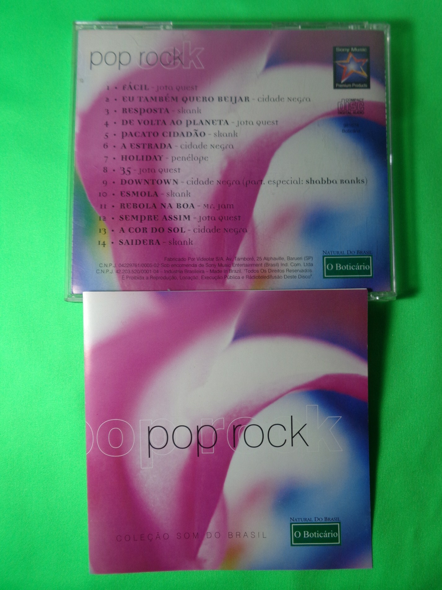 CD - Pop Rock - O Boticário Coleção Som Brasil