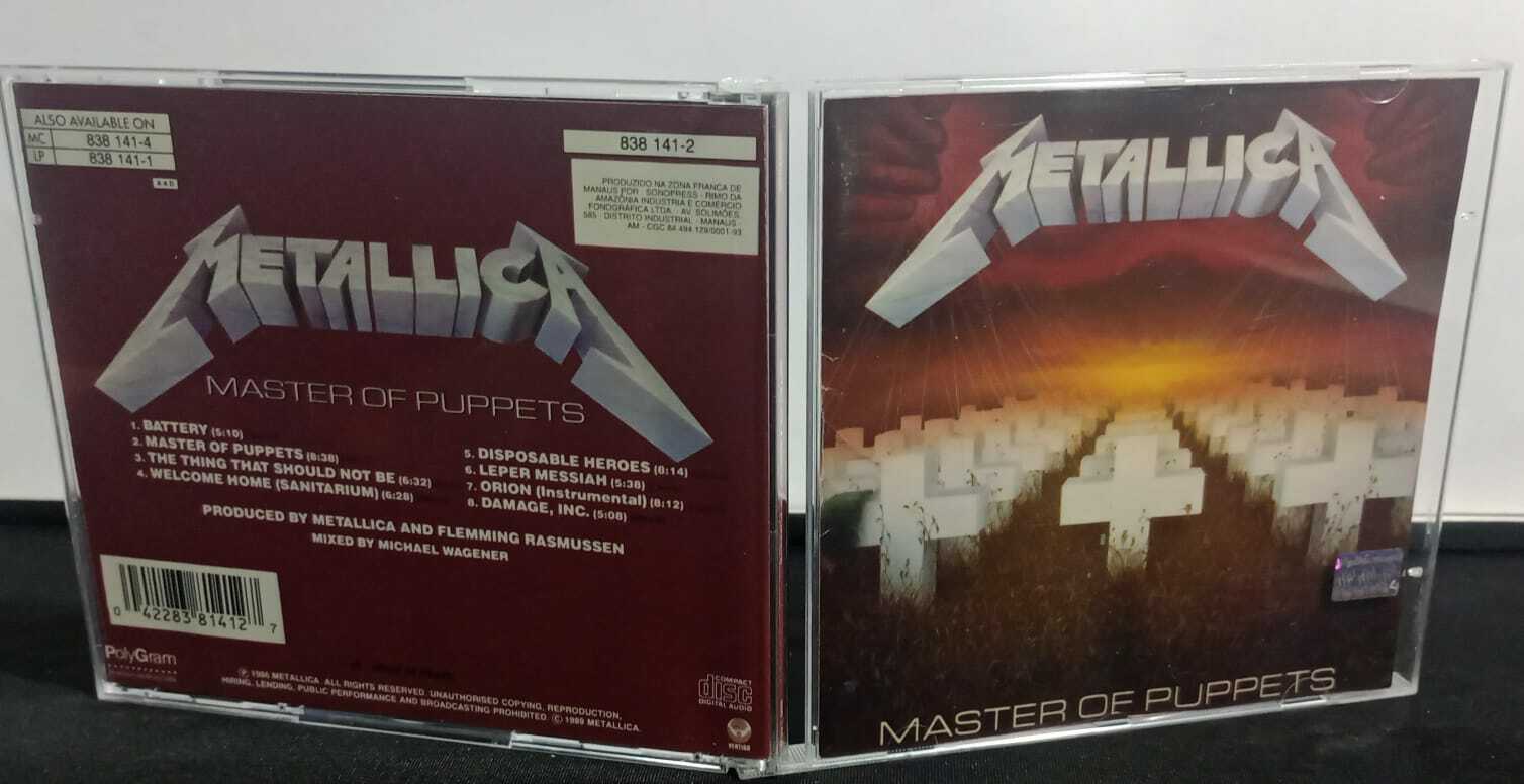 CD - Metallica - Master of Puppets