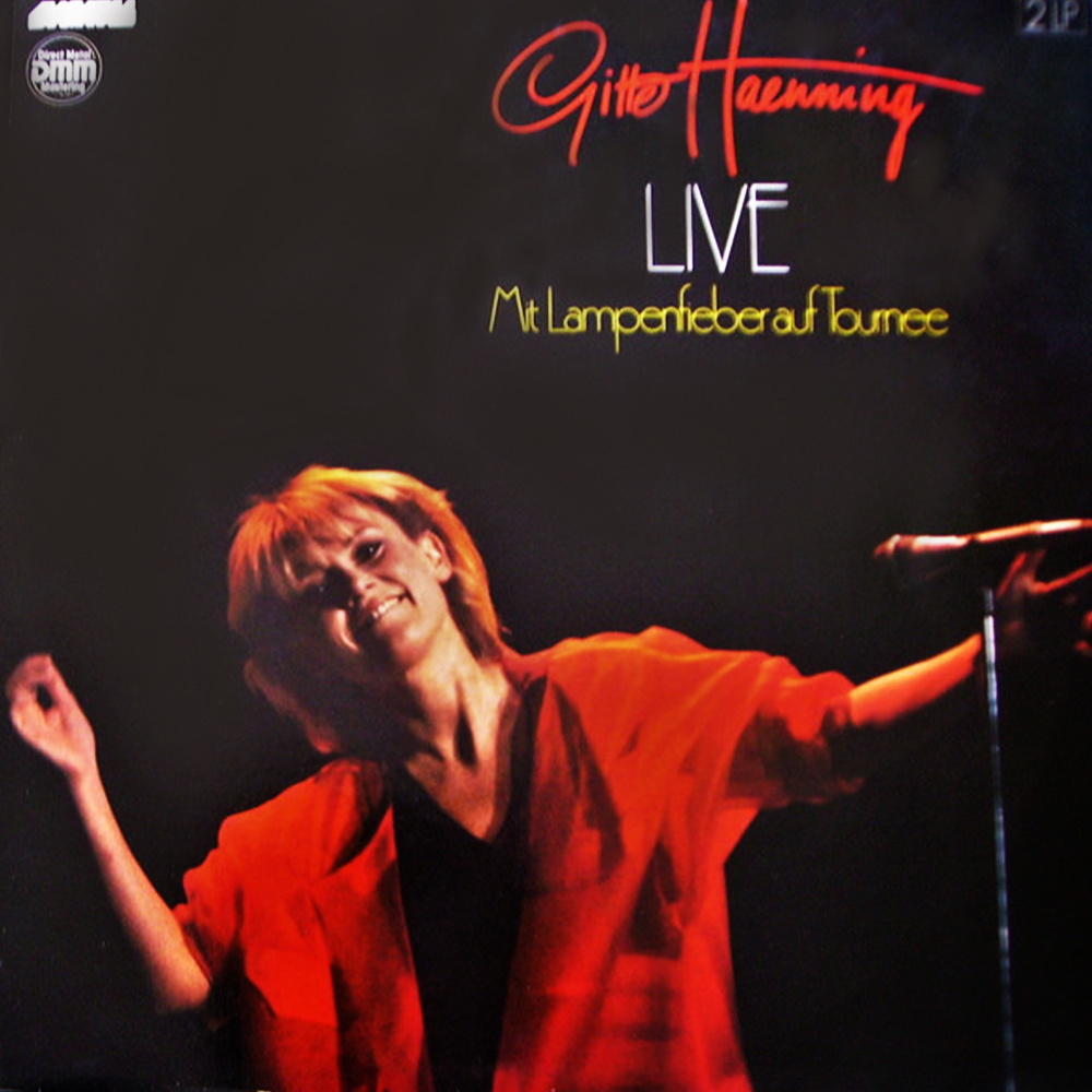 Vinil - Gitte Haenning - Live Mit Lampenfieber auf Tournee (Duplo/Germany)