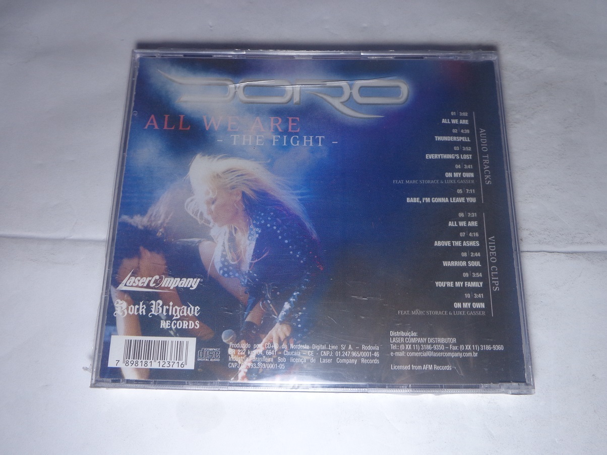 CD - Doro - All we are the Fight