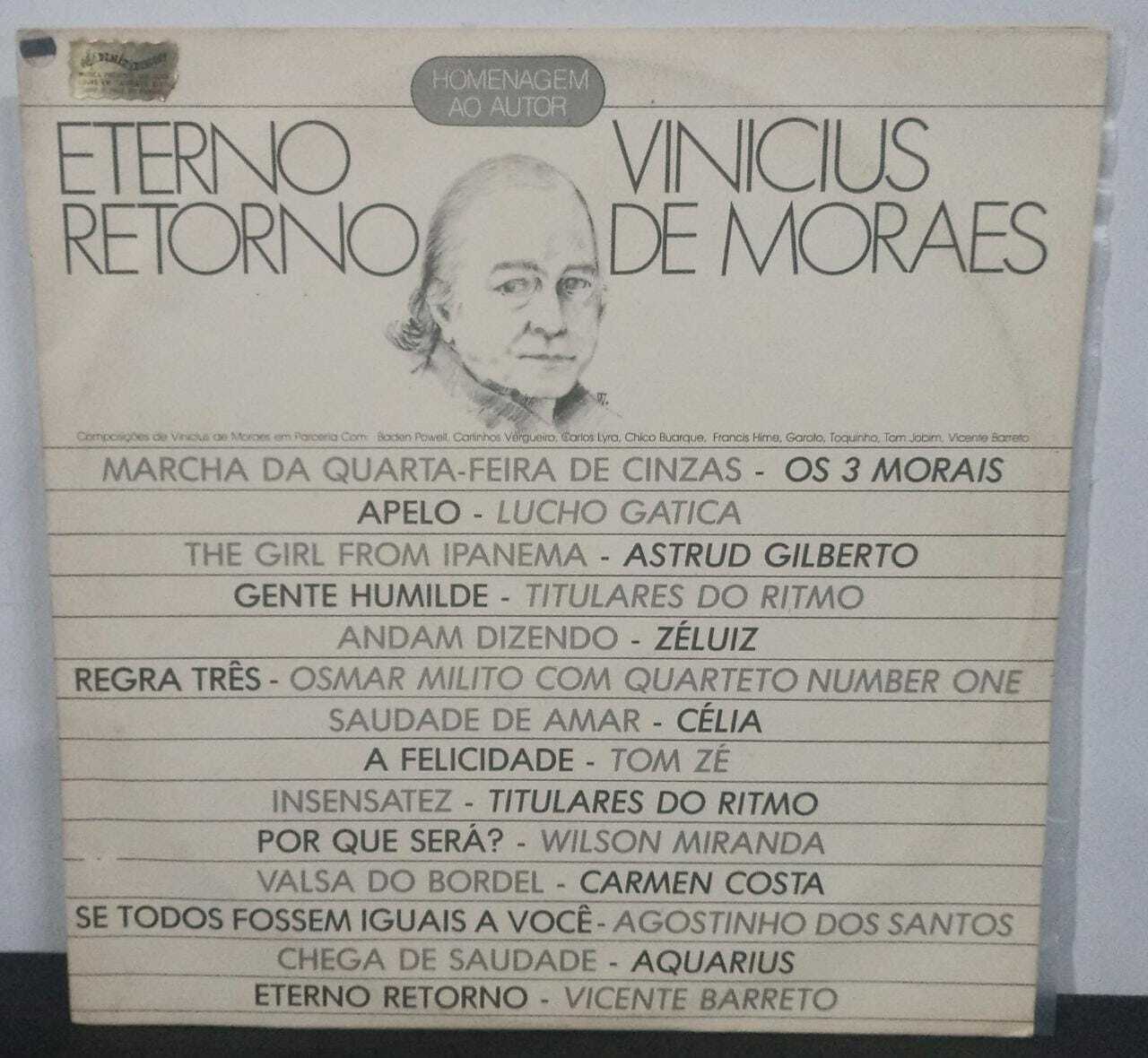 Vinil - Vinicius de Moraes - Eterno Retorno