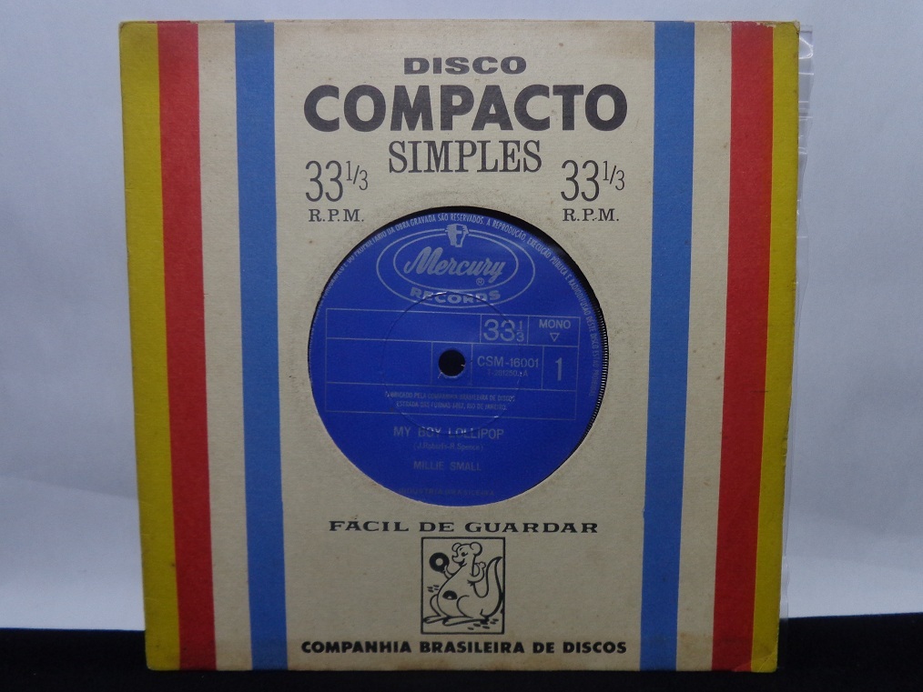 Vinil Compacto - Millie Small - My Boy Lollipop / Somethings Gotta be Done
