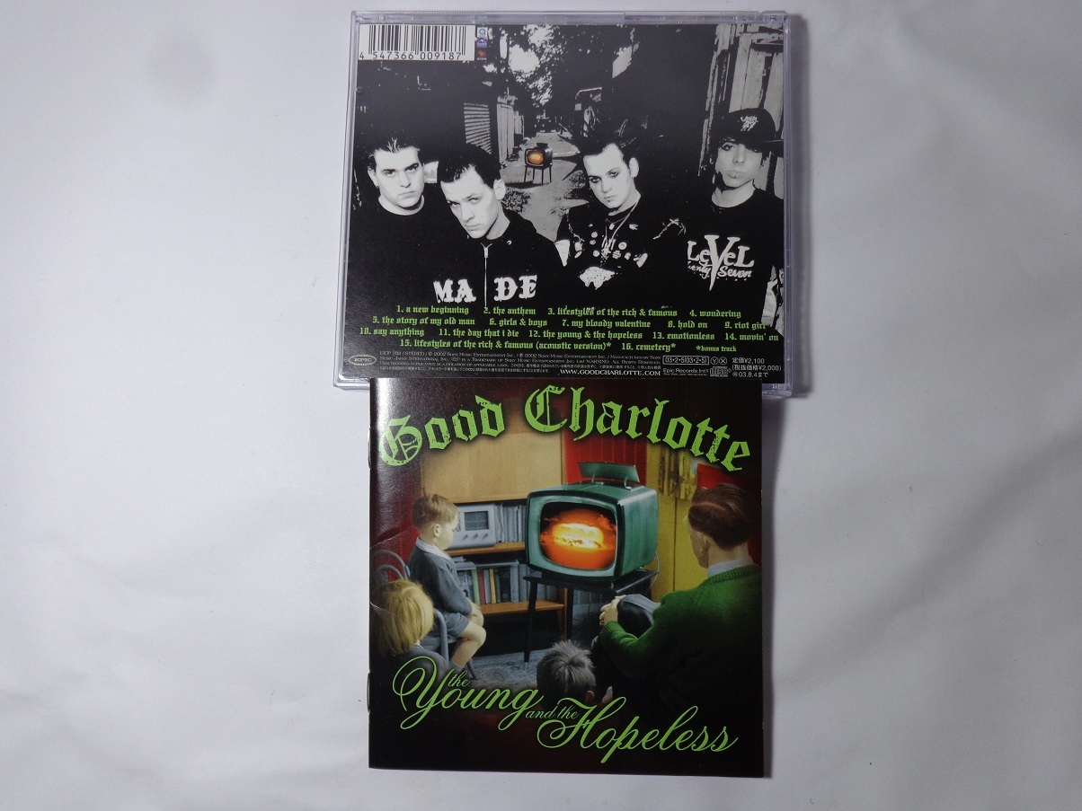 CD - Good Charlotte - The Young And The Hopeless (Japan)