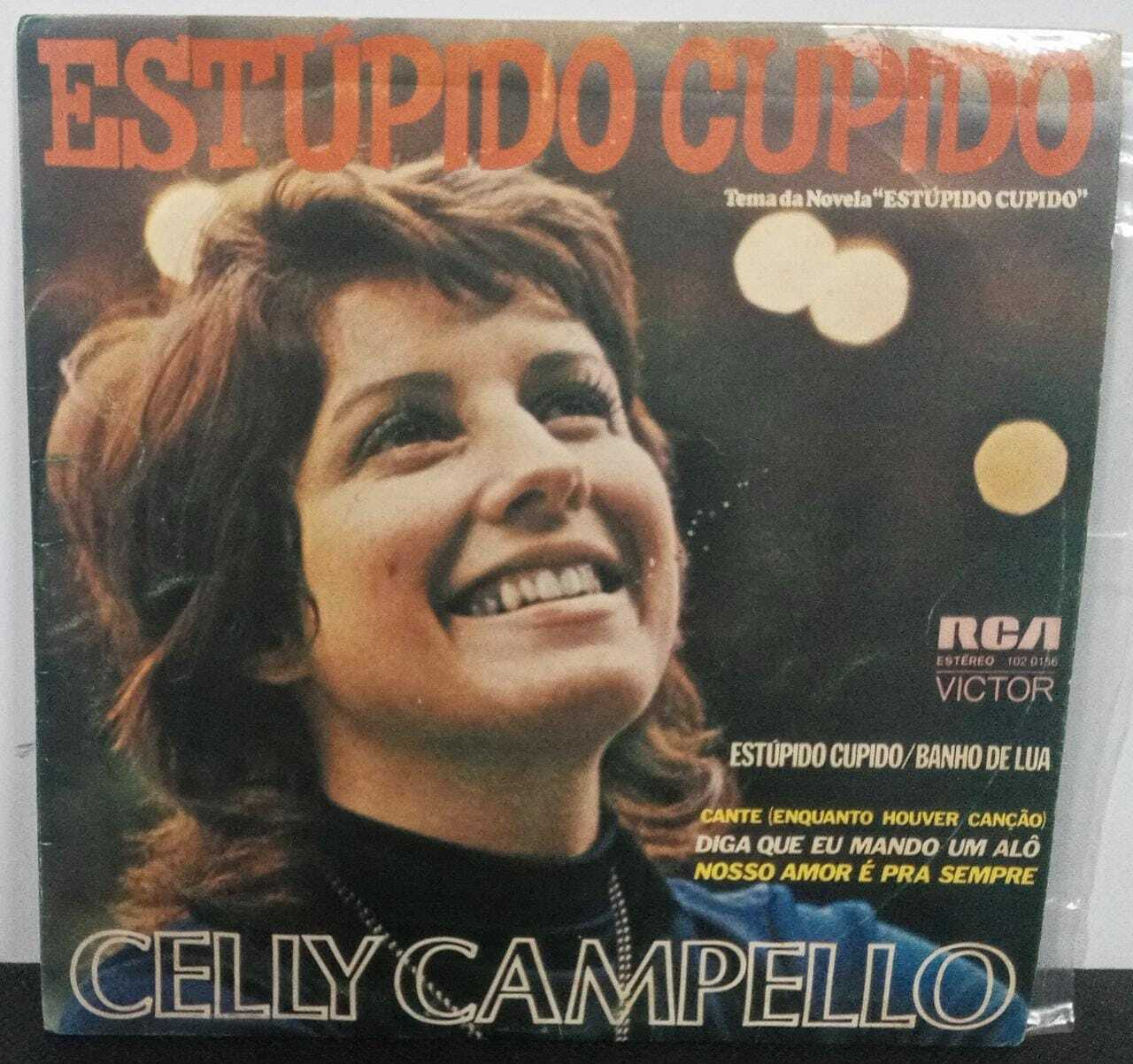 Vinil Compacto - Celly Campello - Estúpido Cupido