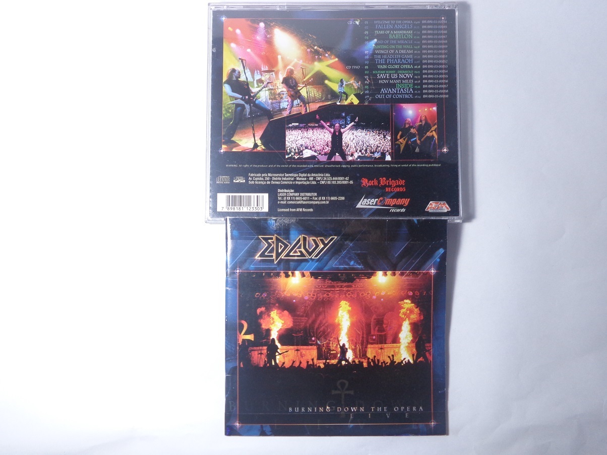 CD - Edguy - Burning Down the Opera Live (Duplo)