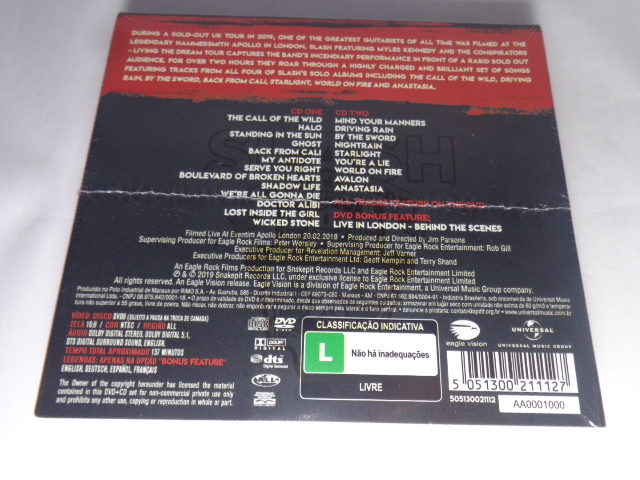 CD - Slash Featuring Myles Kennedy and the Conspirators - Living the Dream Tour (Lacrado/Digipack/2CDs+DVD)