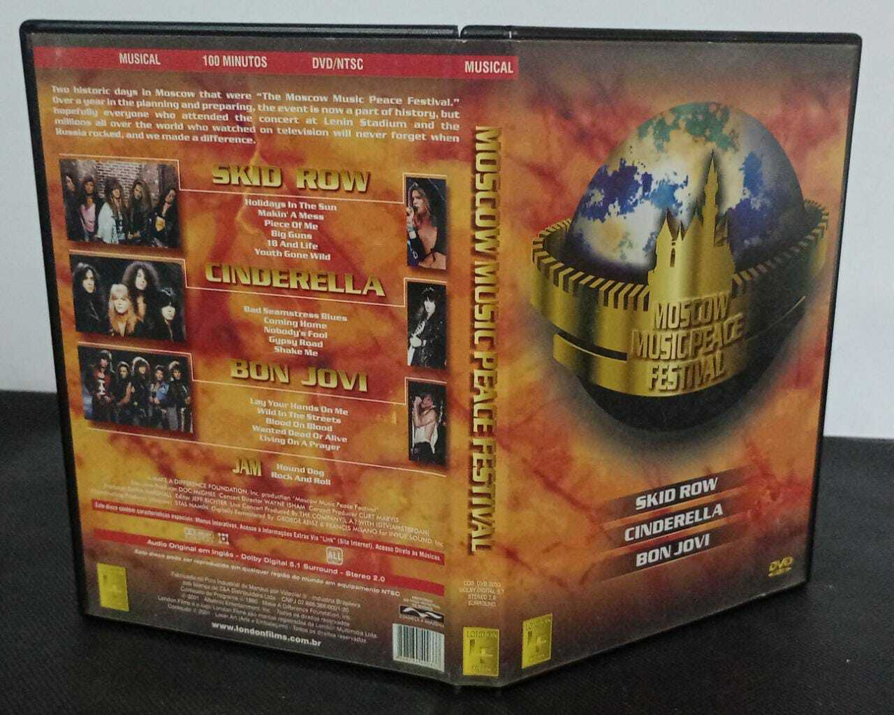 DVD - Bon Jovi, Skid Row and Cinderella - Moscow Music Peace Festival