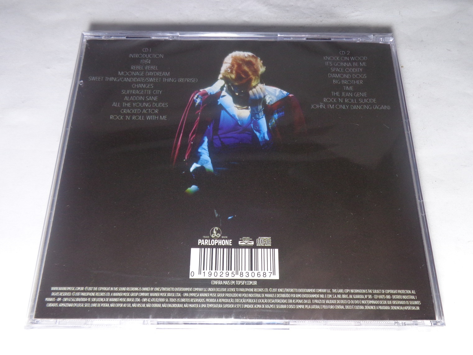 CD - David Bowie - Cracked Actor (Lacrado/(Duplo)