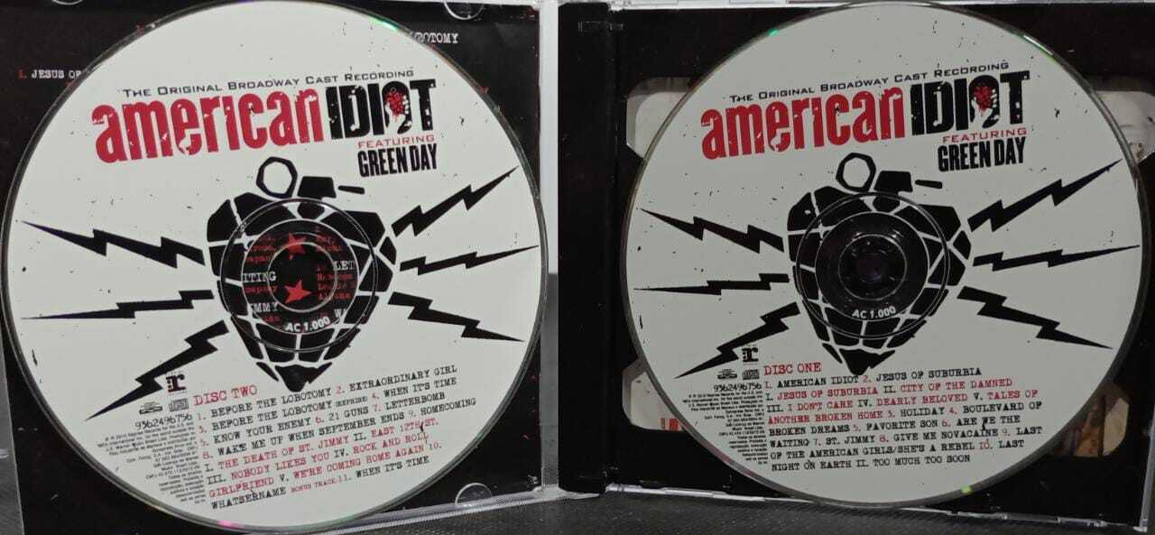 CD - Green Day - American Idiot the Original Broadway Recording (Duplo)