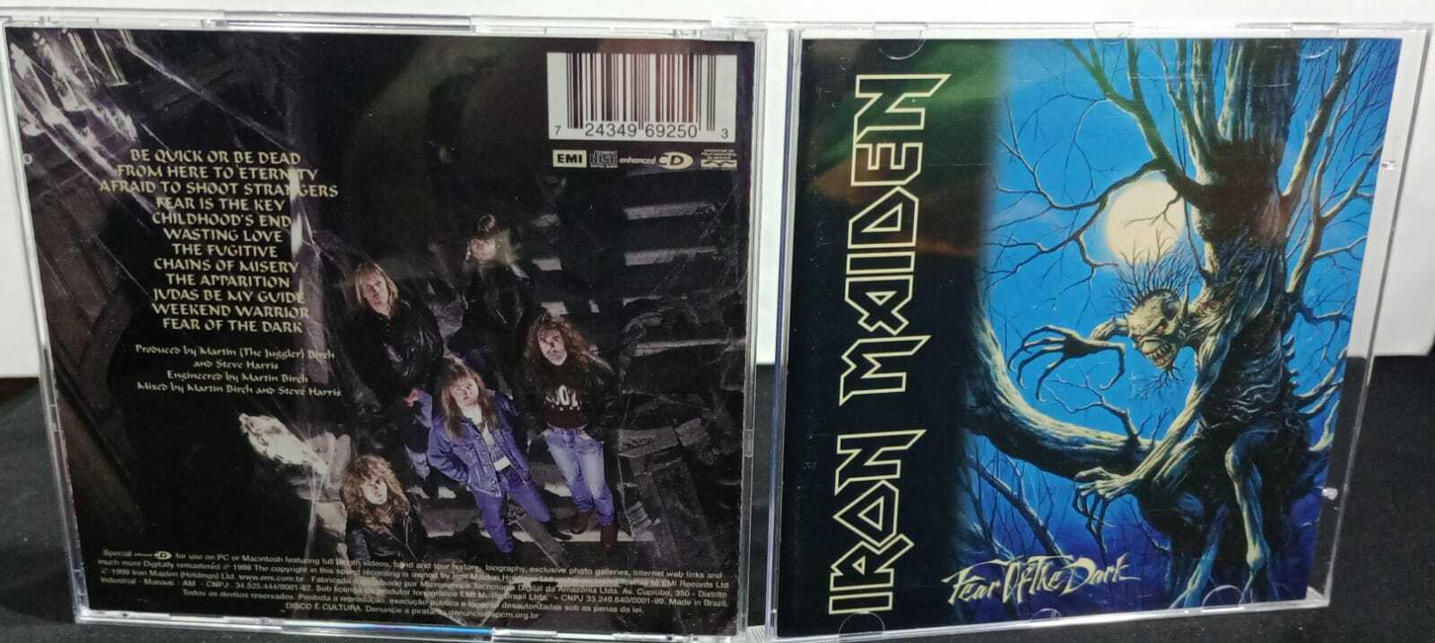 CD - Iron Maiden - Fear Of the Dark (acrilico)