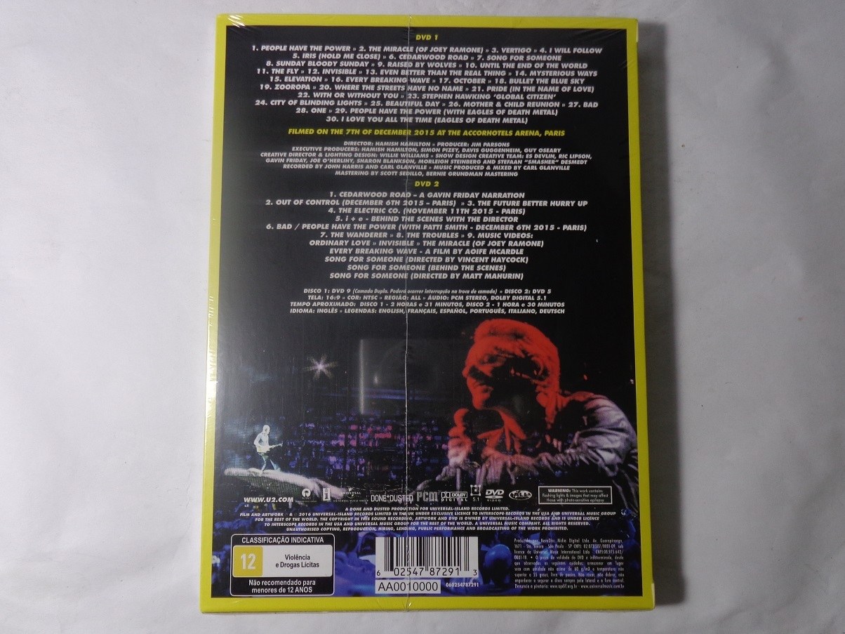 DVD - U2 - Innocence + Experience Live in Paris (Slipcase/Duplo)