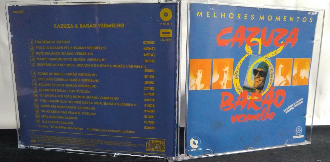 CD - Cazuza e Barão Vermelho - Melhores Momentos