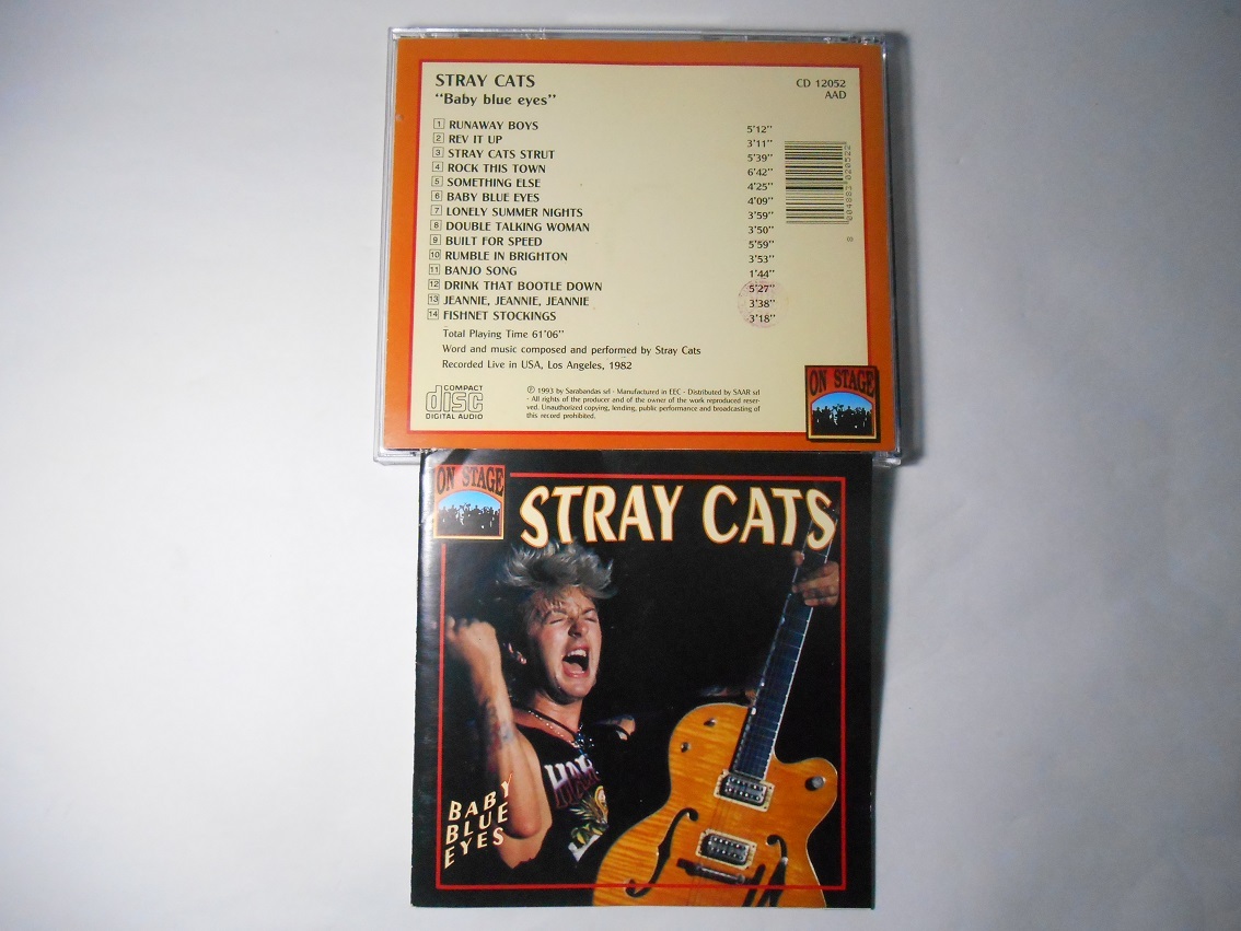 CD - Stray Cats - Baby Blue Eyes (EU)