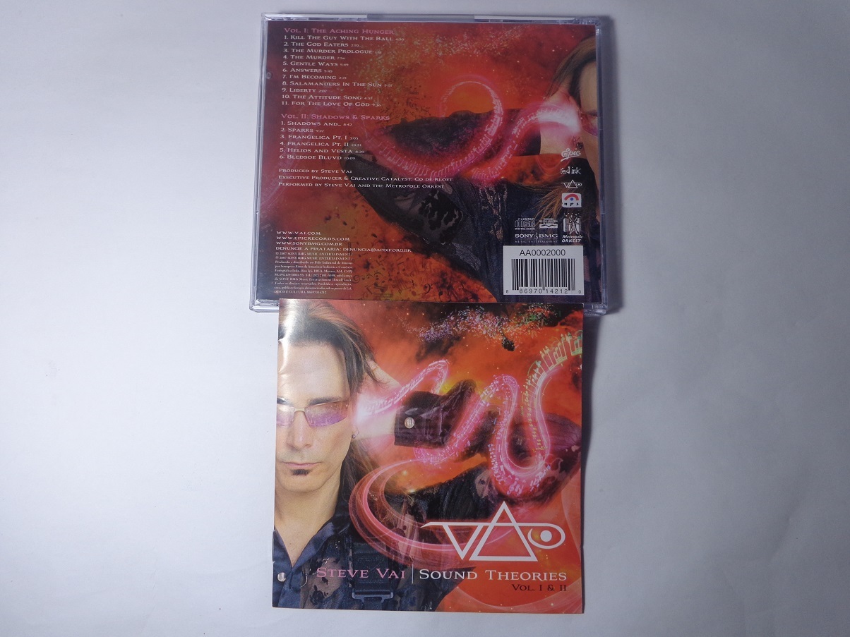CD - Steve Vai - Sound Theories Vol 1 and 2 (Duplo)