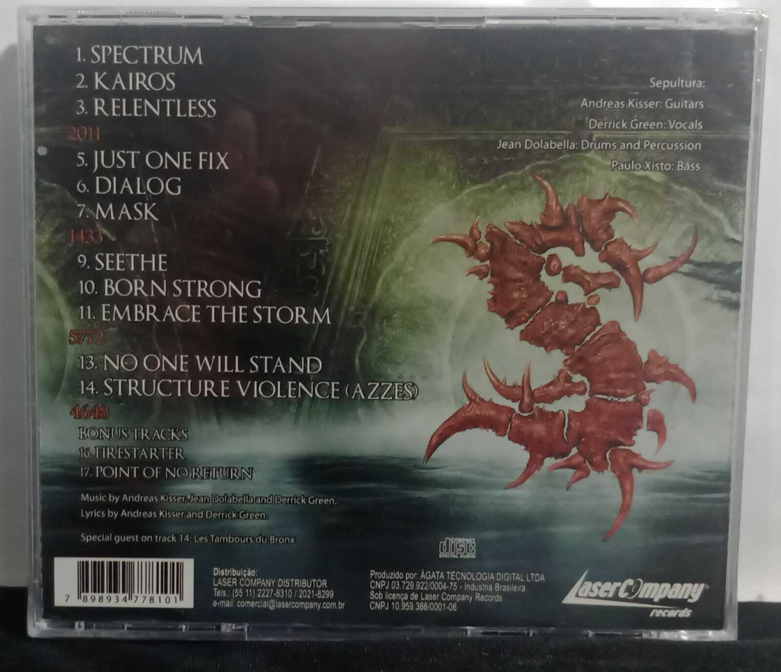 CD - Sepultura - Kairos (CD+DVD/Lacrado)