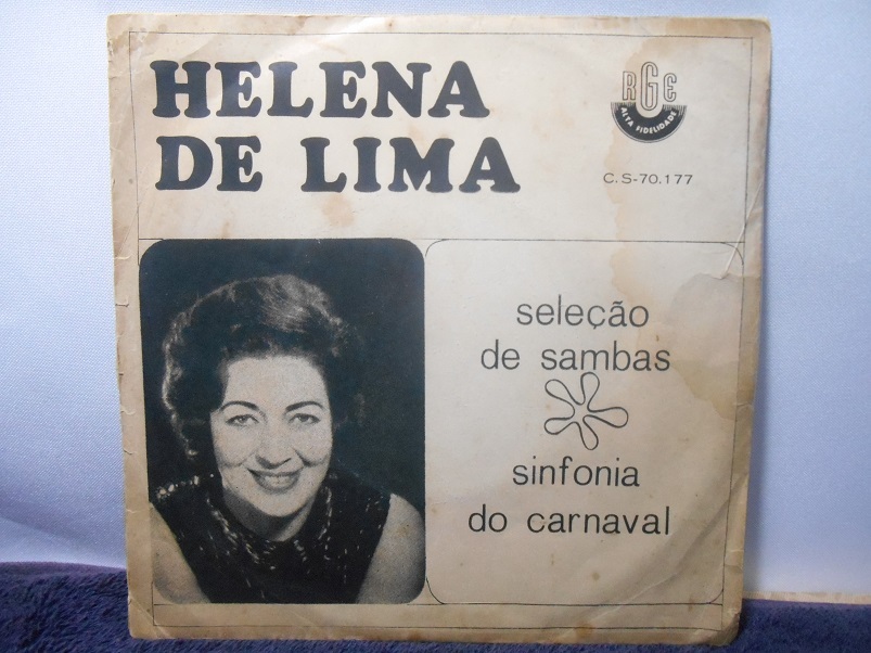 Vinil Compacto - Helena De Lima &#8206;- Seleção De Sambas