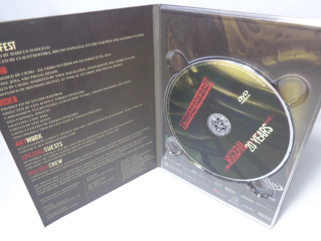 DVD - Claustrofobia - Visceral 20 Years (Digipack)