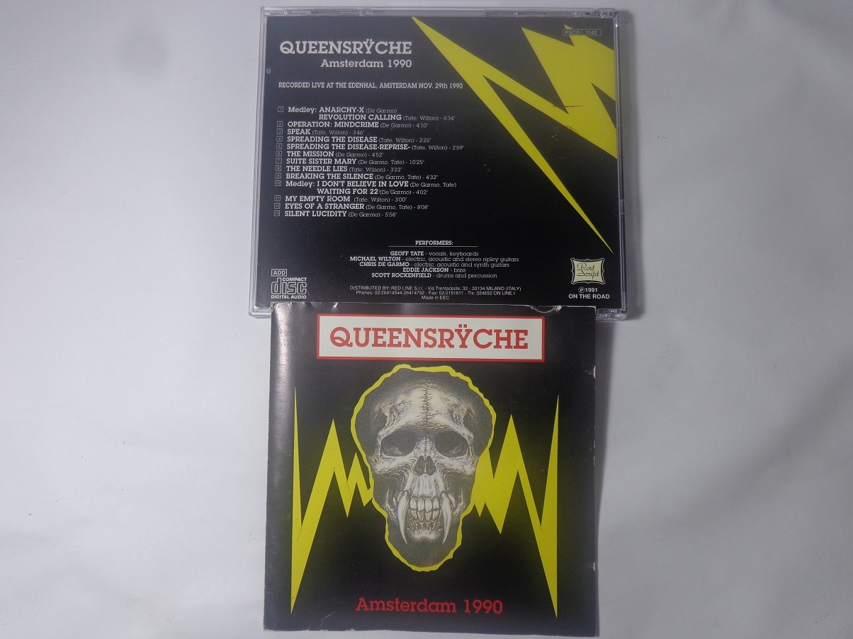 CD - Queensryche - Amsterdam 1990 (Bootleg/Italia)
