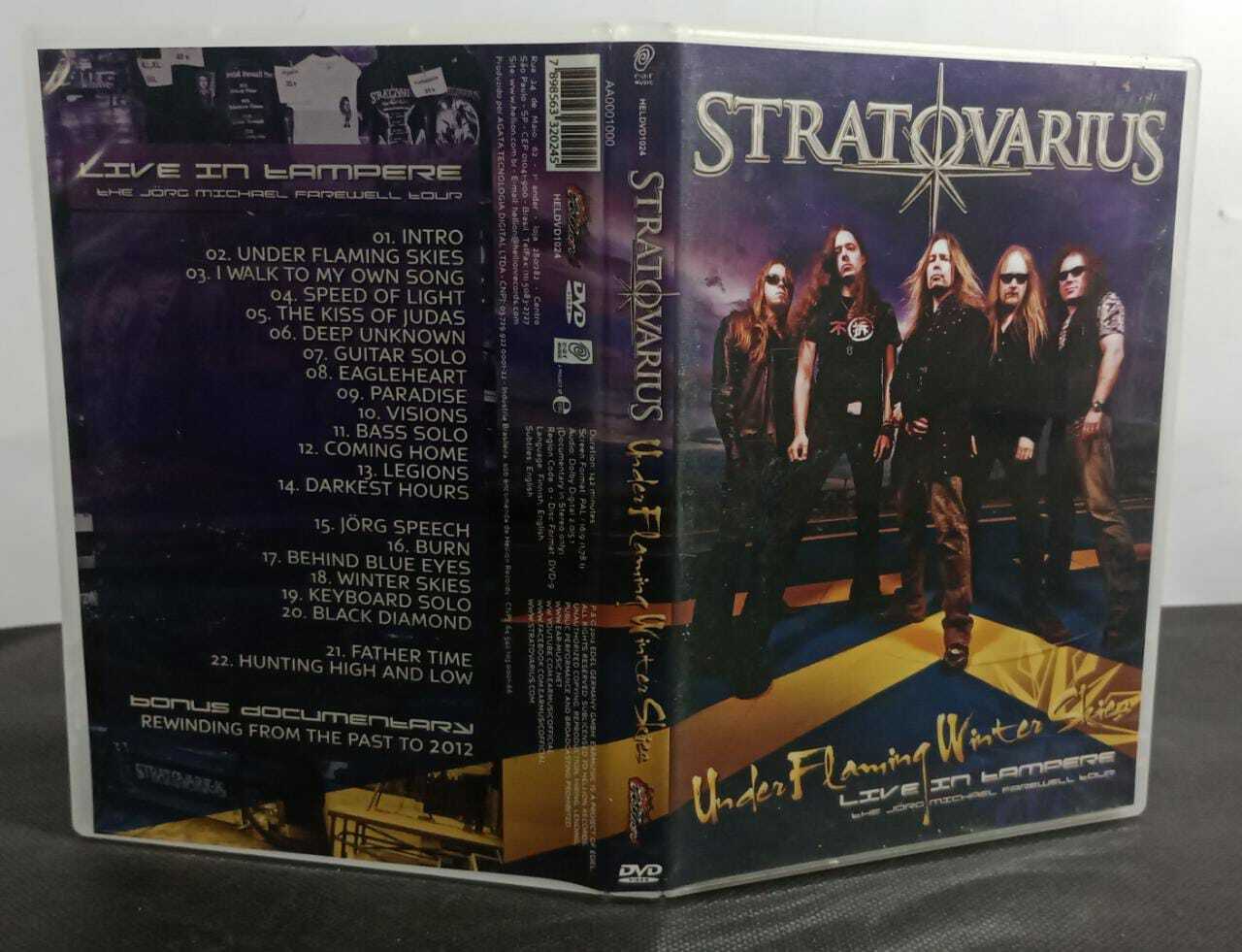 DVD - Stratovarius - Under Flaming Winter Skies