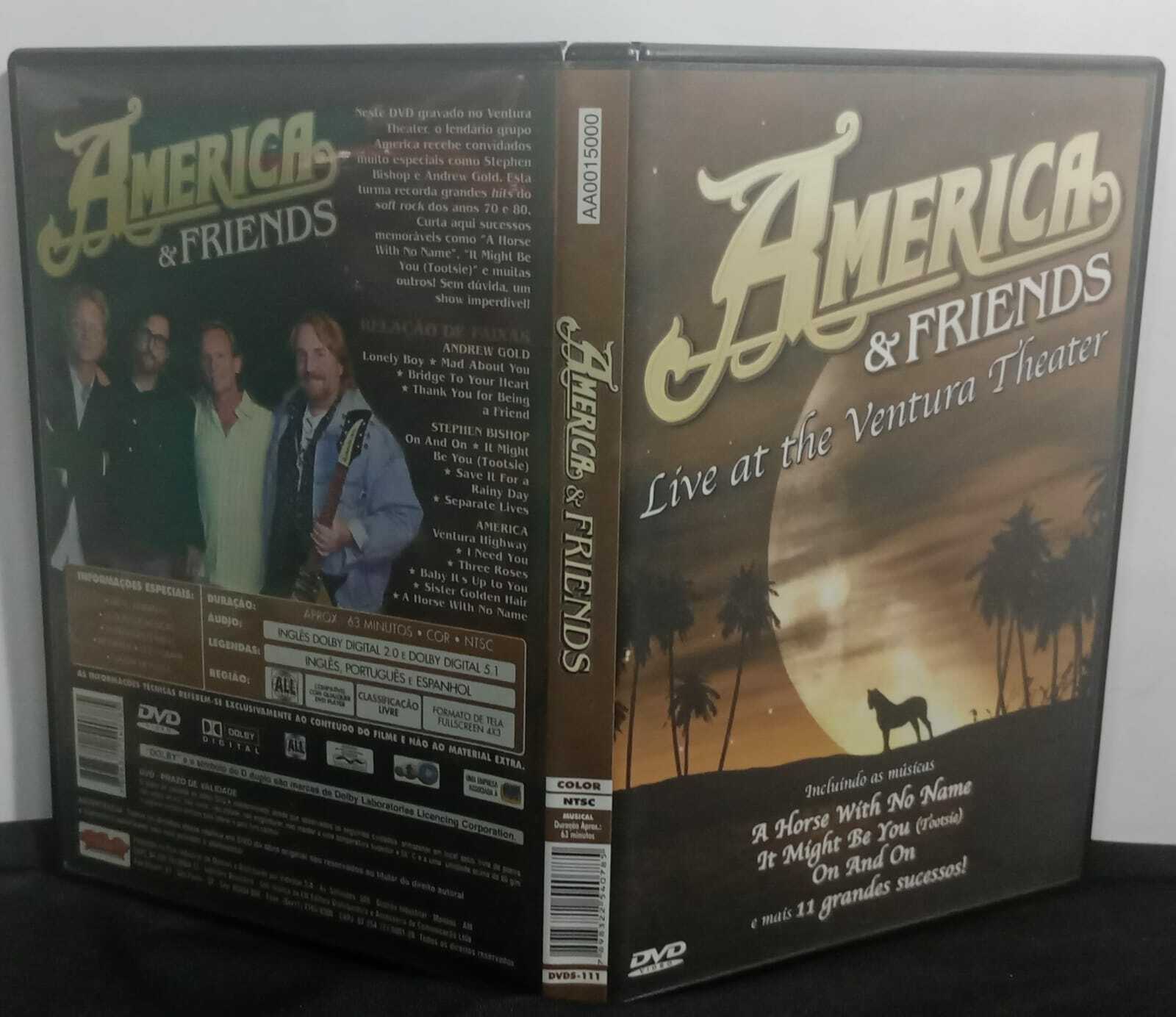 DVD - America and Friends - Live at the Ventura Theater