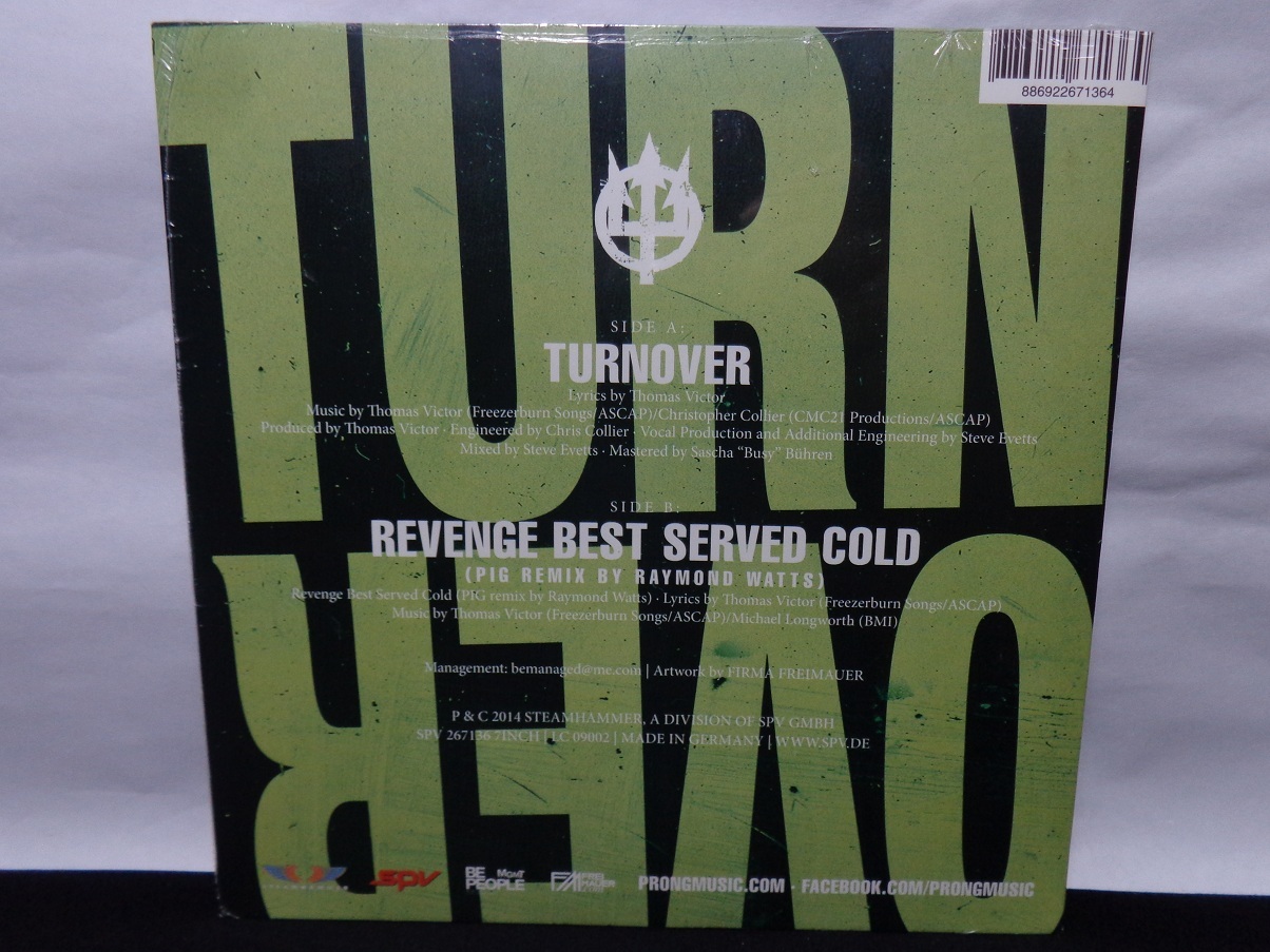 Vinil Compacto - Prong - Turnover (Germany)