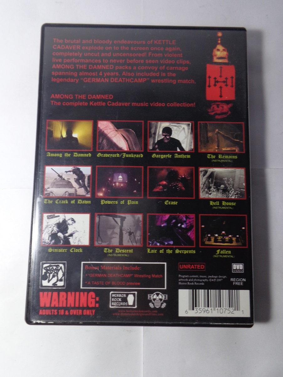 DVD - Kettle Cadaver - Among The Damned (USA)