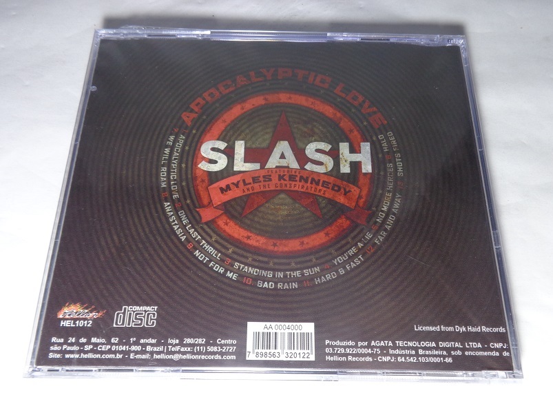 CD - Slash - Apocalyptic Love (lacrado)