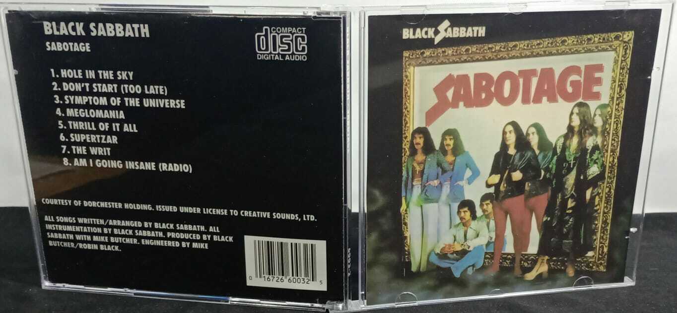 CD - Black Sabbath - Sabotage (germany)