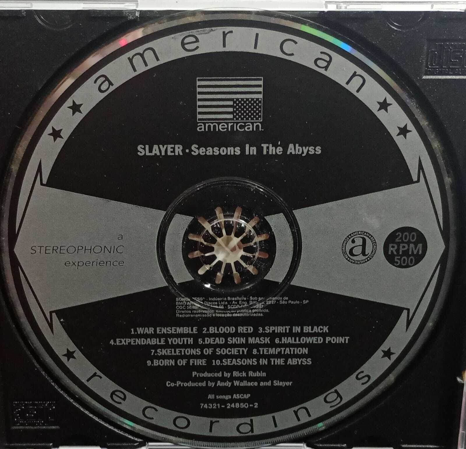 CD - Slayer - Seasons in the Abyss