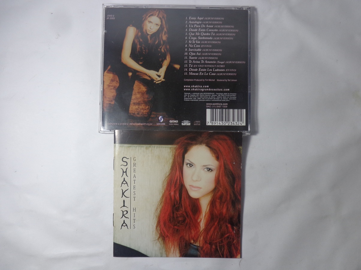 CD - Shakira - Greatest Hits