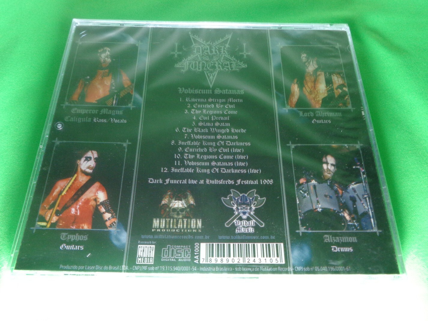 CD - Dark Funeral - Vobiscum Satanas (Lacrado)