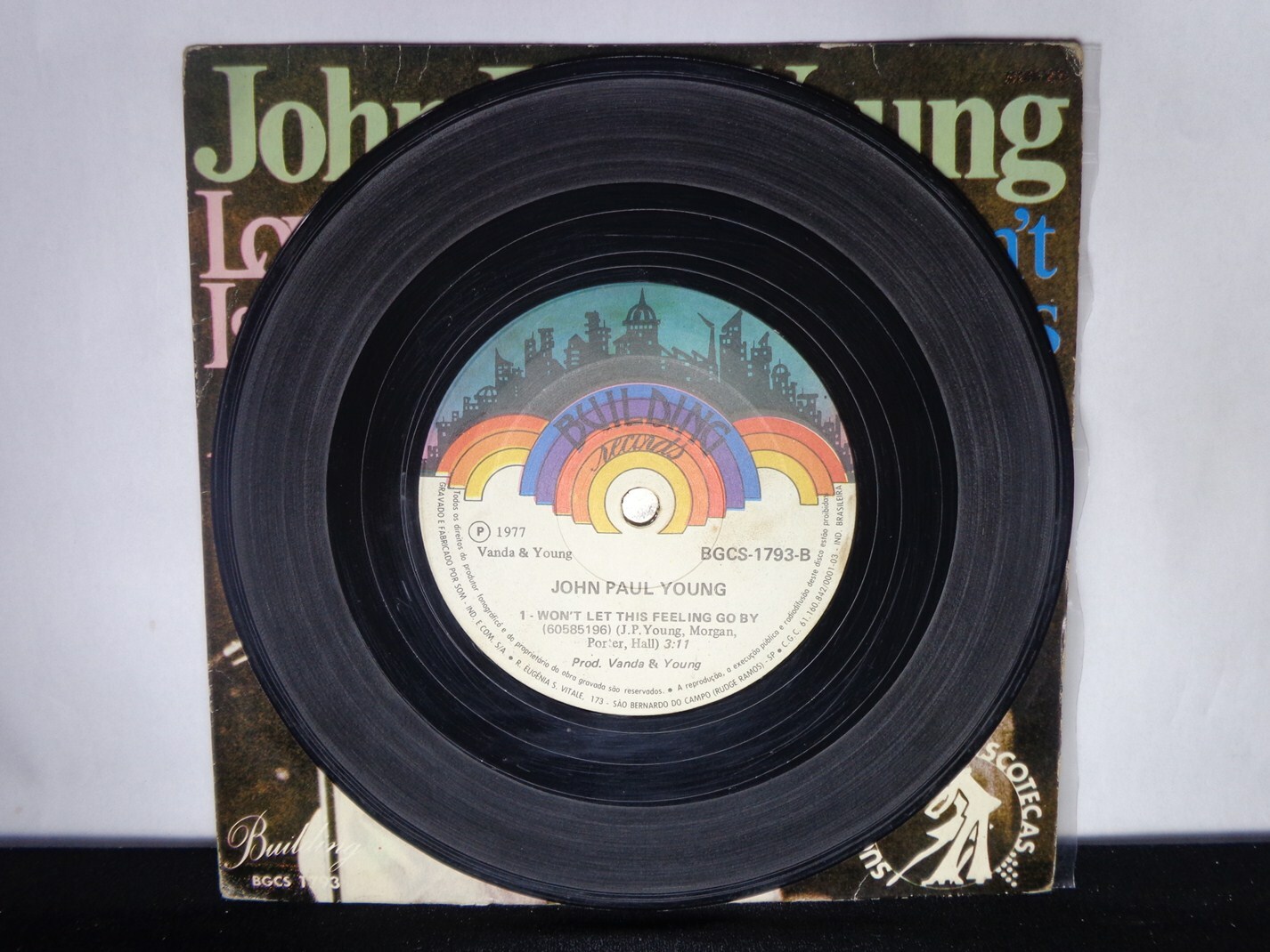 Vinil Compacto - John Paul Young - Love is in the Air / Wont Let This Feeling Go By