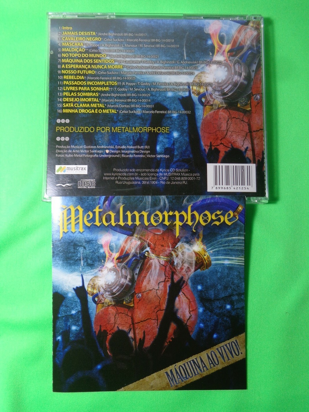 CD - Metalmorphose - Máquina ao Vivo!