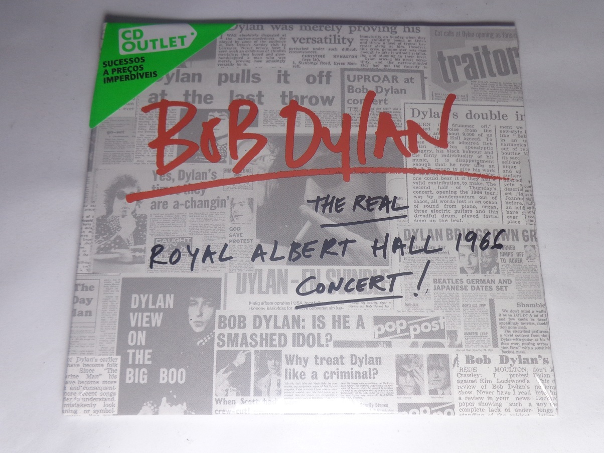 CD - Bob Dylan - The Real Royal Albert Hall 1966 Concert! (Lacrado/Paper sleeve/Duplo)