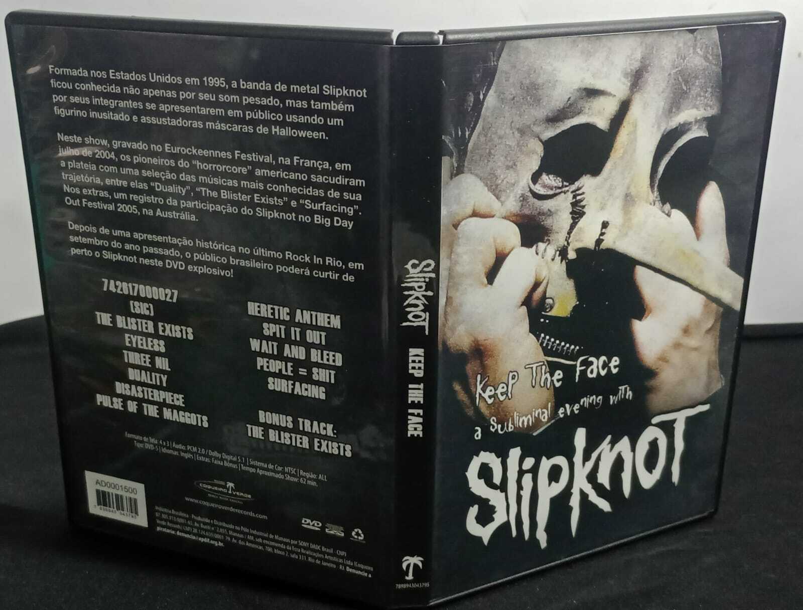 DVD - Slipknot - Keep the Face a Subliminal Evening With