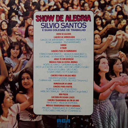 Vinil - Silvio Santos e suas Colegas de Trabalho - Show de Alegria