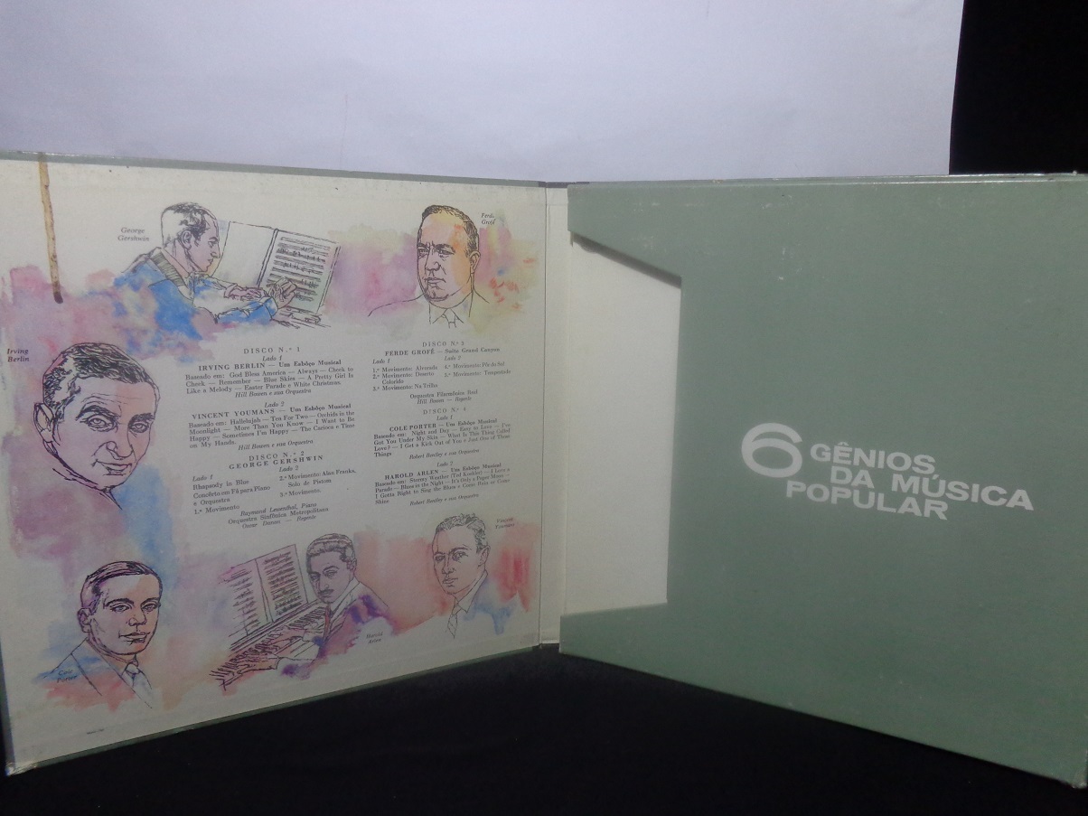 Vinil - 6 Gênios da Música Popular (Box 4 LPs)