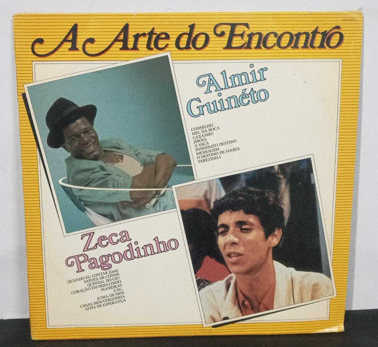 Vinil - Almir Guineto e Zeca Pagodinho - A Arte do Encontro (duplo)